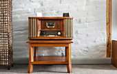 Wood Television, Radio, Phonograph, and Sewing Machine Cabinets